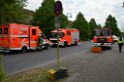 Schwerer Bus Unfall Koeln Porz Gremberghoven Neuenhofstr P029